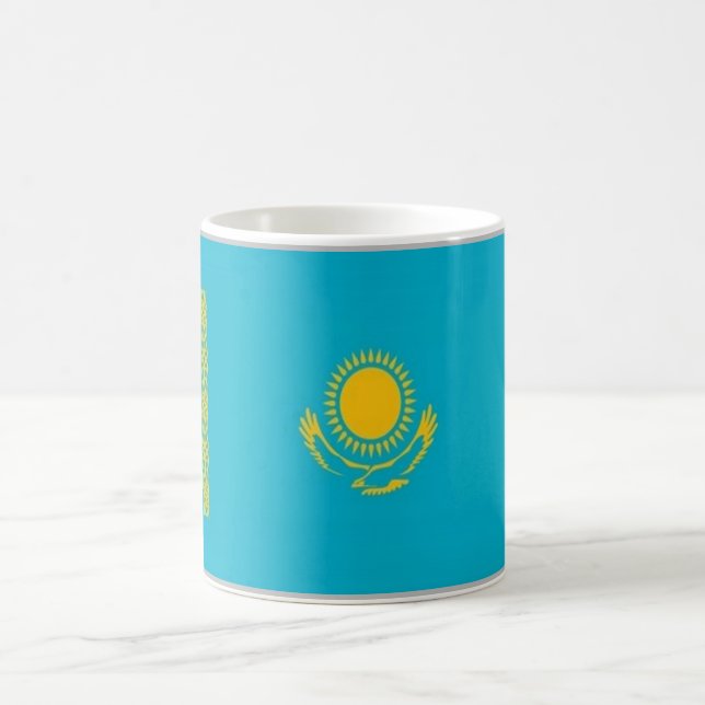 Kazakhstan - Flag - Coffee Mug (Center)