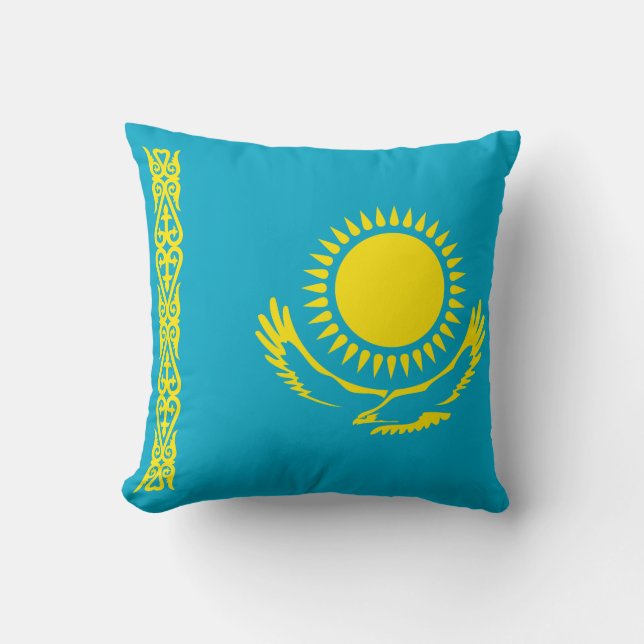 Kazakhstan Flag Cushion (Front)