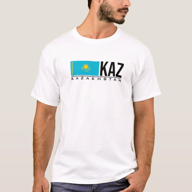 KAZAKHSTAN FLAG KAZAKHSTANI KAZ SPORTS GAMES ATHLE T-Shirt (Front)