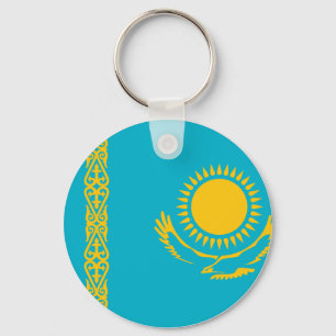 Kazakhstan Flag Key Ring