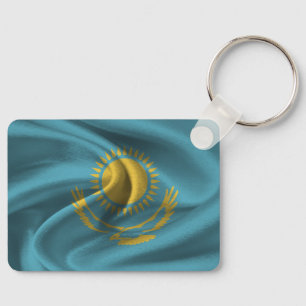 Kazakhstan Flag Keychain