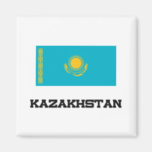 Kazakhstan Flag Magnet