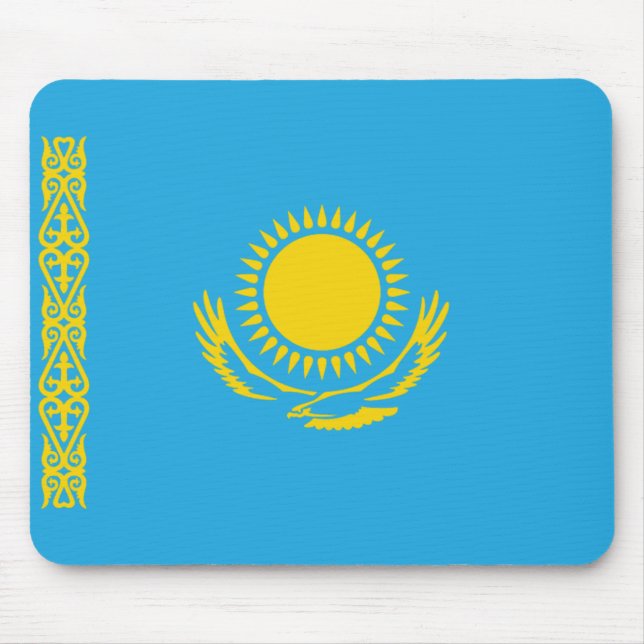Kazakhstan Flag Mousepad (Front)