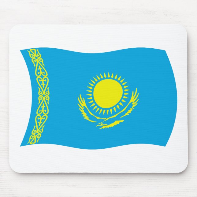 Kazakhstan Flag Mousepad (Front)