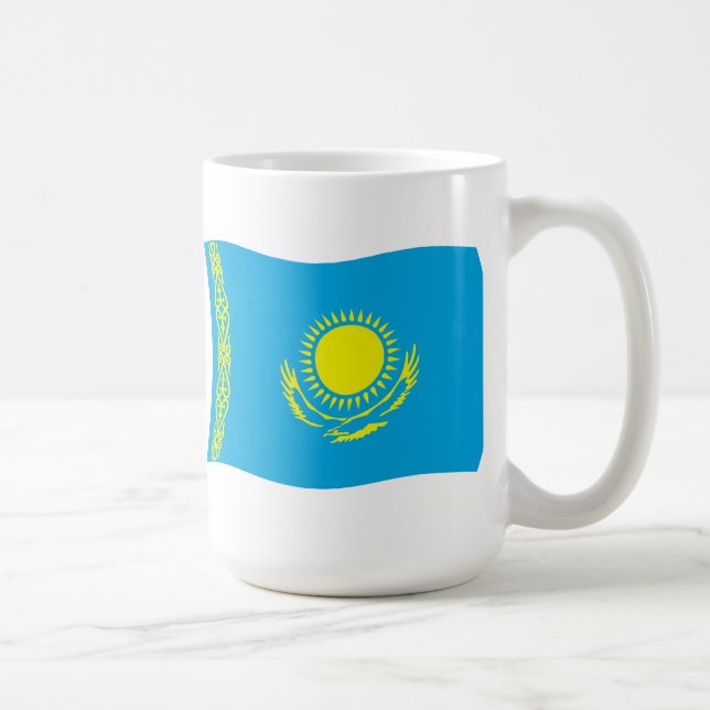 Kazakhstan Flag Mug (Right)