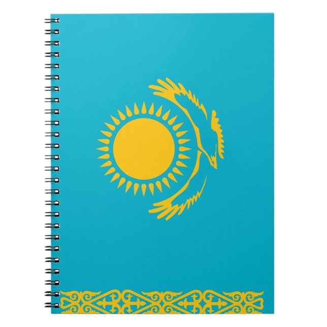 Kazakhstan Flag Notebook (Front)