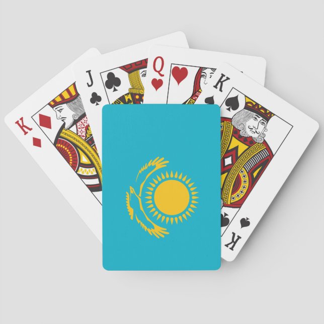 Kazakhstan Flag Playing Cards (Back)