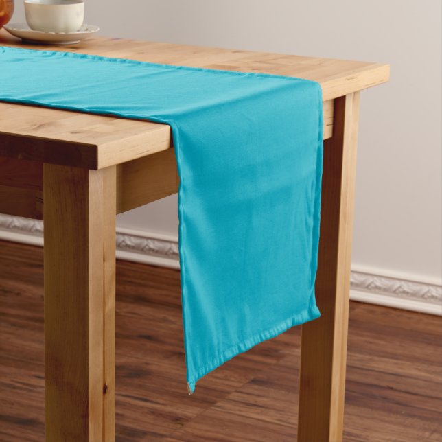 Kazakhstan flag short table runner (In Situ)