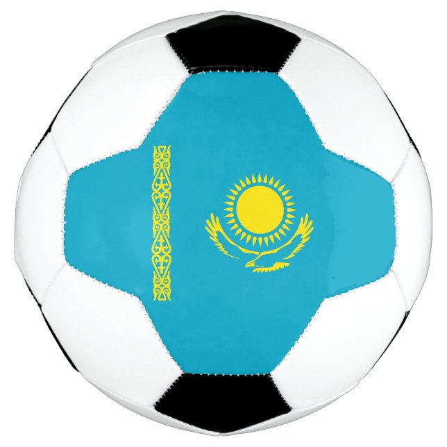 Kazakhstan Flag Soccer Ball (Front)