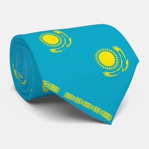 Kazakhstan Flag Tie
