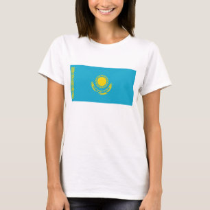 Kazakhstan Flag x Map T-Shirt