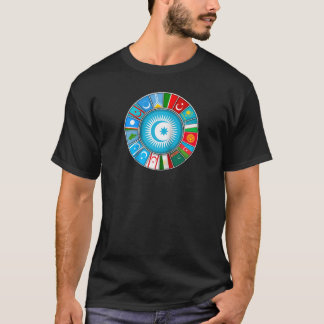 Kazakhstan Gokturk Turan Turkey Flag Turk Bayragi  T-Shirt