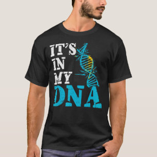 Kazakhstan Its In My Dna Kazakhstani Flag Kazakh T-Shirt
