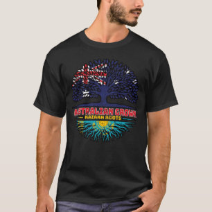 Kazakhstan Kazakh Australian Australia Tree Roots T-Shirt