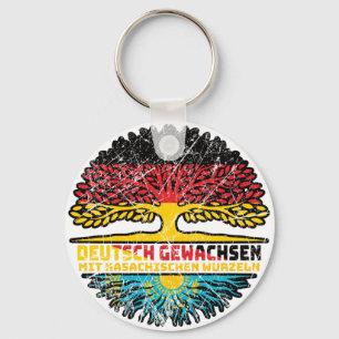 Kazakhstan Kazakh German Germany Tree Key Ring