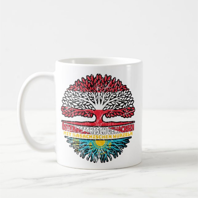 Kazakhstan Kazakhstan Austrian Coffee Mug (Left)