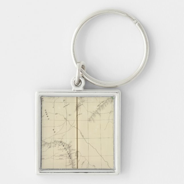 Kazakhstan, Kyrgyzstan Key Ring (Front)