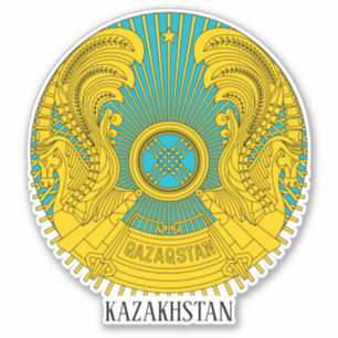 Kazakhstan National Emblem Patriotic