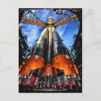 Kazakhstan Rakete Postcard