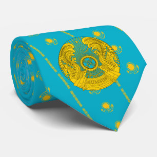 Kazakhstani Flag & National Emblem, Kazakhstan Tie