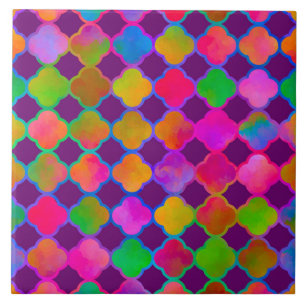 Kazbar Colour Deep Purple Ceramic Tile