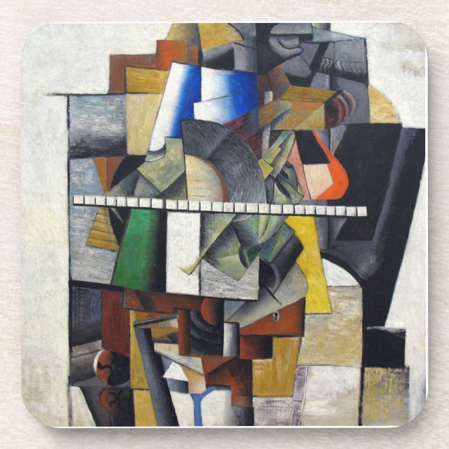 Kazimir Malevich Abstract Art Coaster (Front)