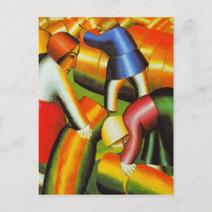 Kazimir Malevich Art Postcard