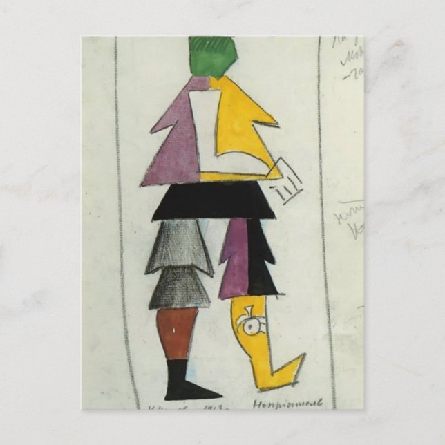 Kazimir Malevich- Enemy Postcard (Front)