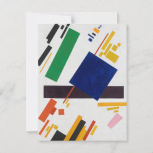 Kazimir Malevich Suprematism Composition  Postcard