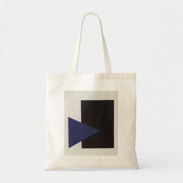 Kazimir Malevich- Suprematism with Blue Triangle Tote Bag (Front)