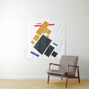 Kazimir Malevich, The Aviator, Aeroplane Flying Tapestry