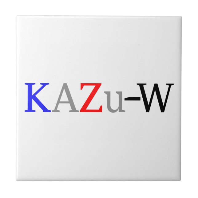 KAZu-W Ceramic Tile (Front)