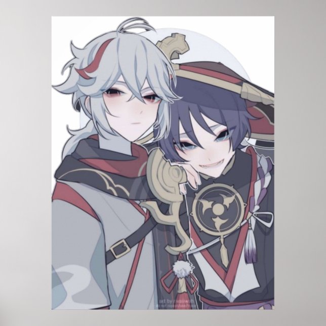 Kazuha  kazuha genshin impact poster (Front)