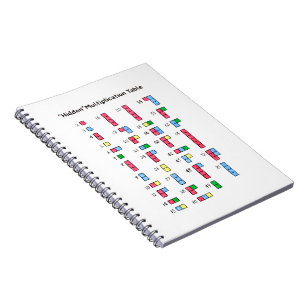 Kazumon The "Hidden" Multiplication Table ノート Notebook