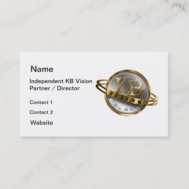 KB Vision Business Card (Front)