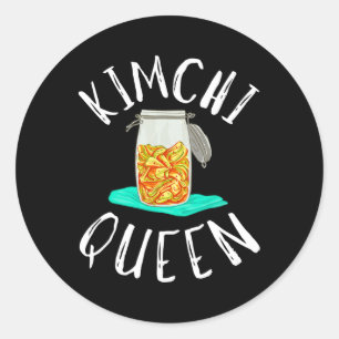 Kbbq Korean Bbq Kimchi Ramen 2 Classic Round Sticker