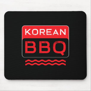 Kbbq Korean Bbq Lover Asian Chef Barbecue Foodie D Mouse Pad