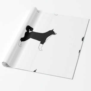 KBD colour silhouette Wrapping Paper