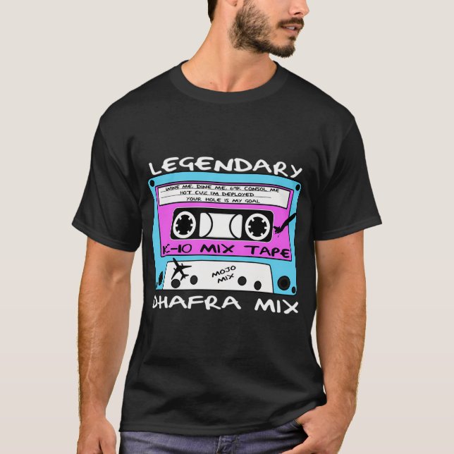Kc-10 Legendary Dhafra Mix Tape Air Refueling T-Shirt (Front)