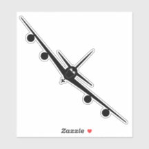 KC-135 Front View Silhouette