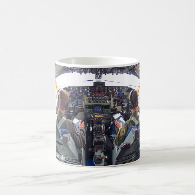 KC-135R STRATOTANKER COCKPIT COFFEE MUG (Center)