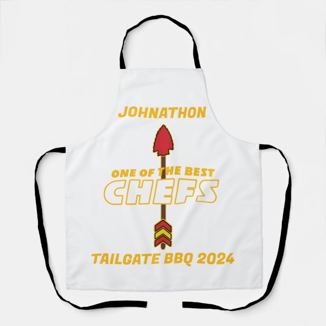 KC inspired One of the best Chefs Chiefs Apron (Front)