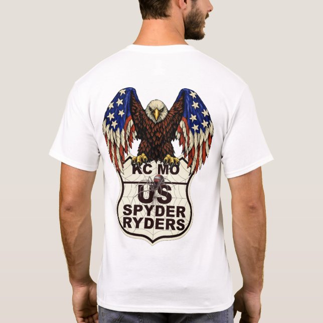 KC MO Chapter - Eagle Logo 2s T-Shirt (Back)