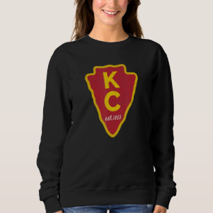 Kc Original Red Kansas City Kc Unique Est 1853 Kc Sweatshirt