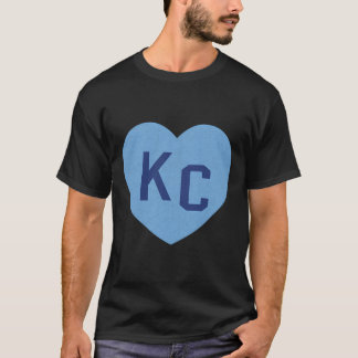 Kc Royal Blue Powder Light Blue Cute Kansas City H T-Shirt