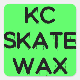 kc skate wax logo stickers