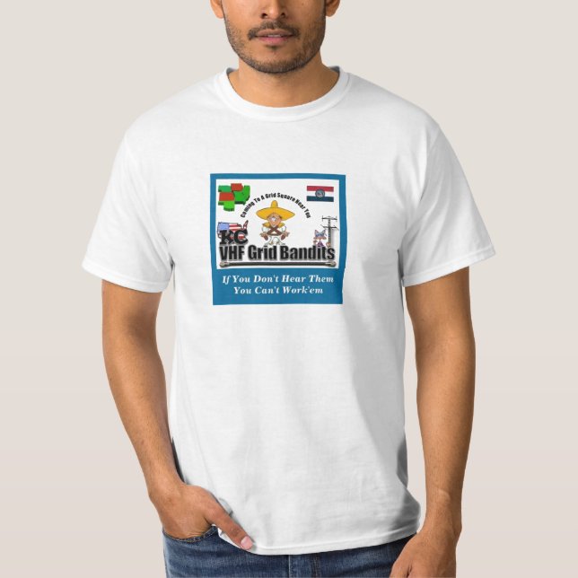 KC VHF Grid Bandit T-Shirt With Advertisement (Front)
