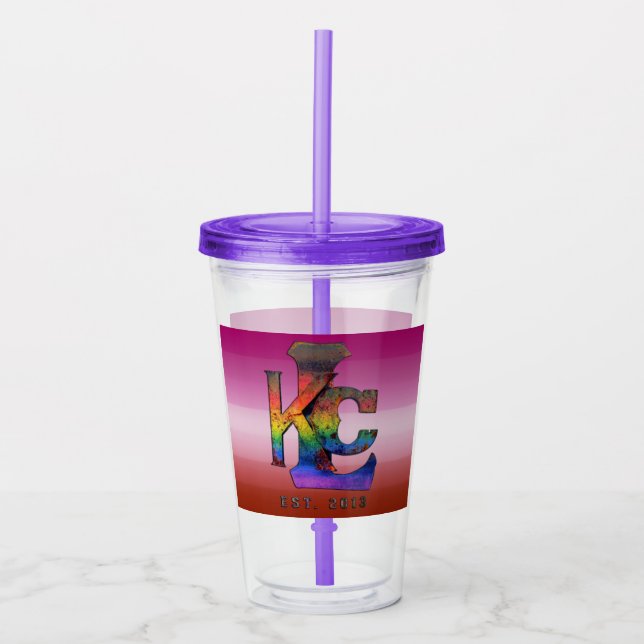 KCL Lesbian Pride Tumbler (Front)
