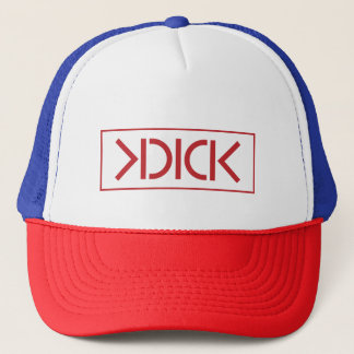 KDICK RED Logo baseball cap. Trucker Hat