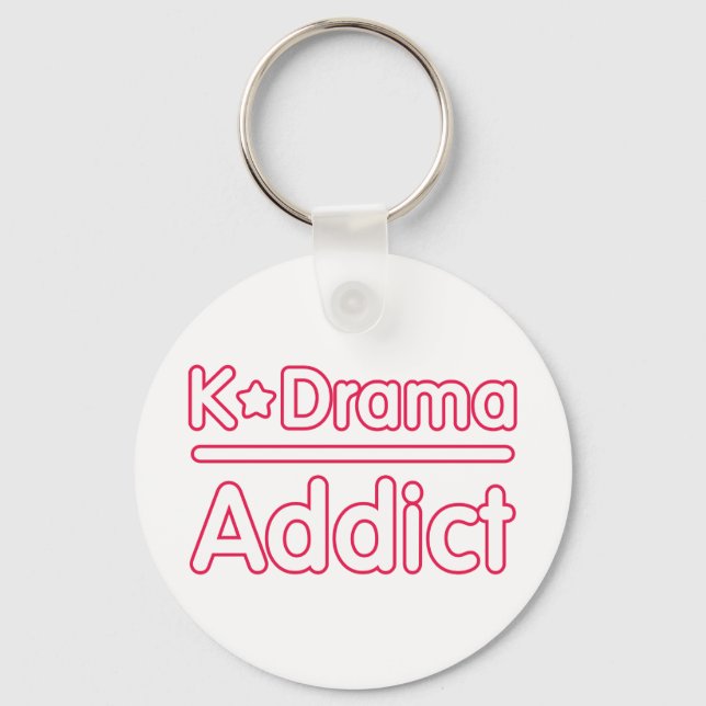 KDrama Addict Key Ring (Front)